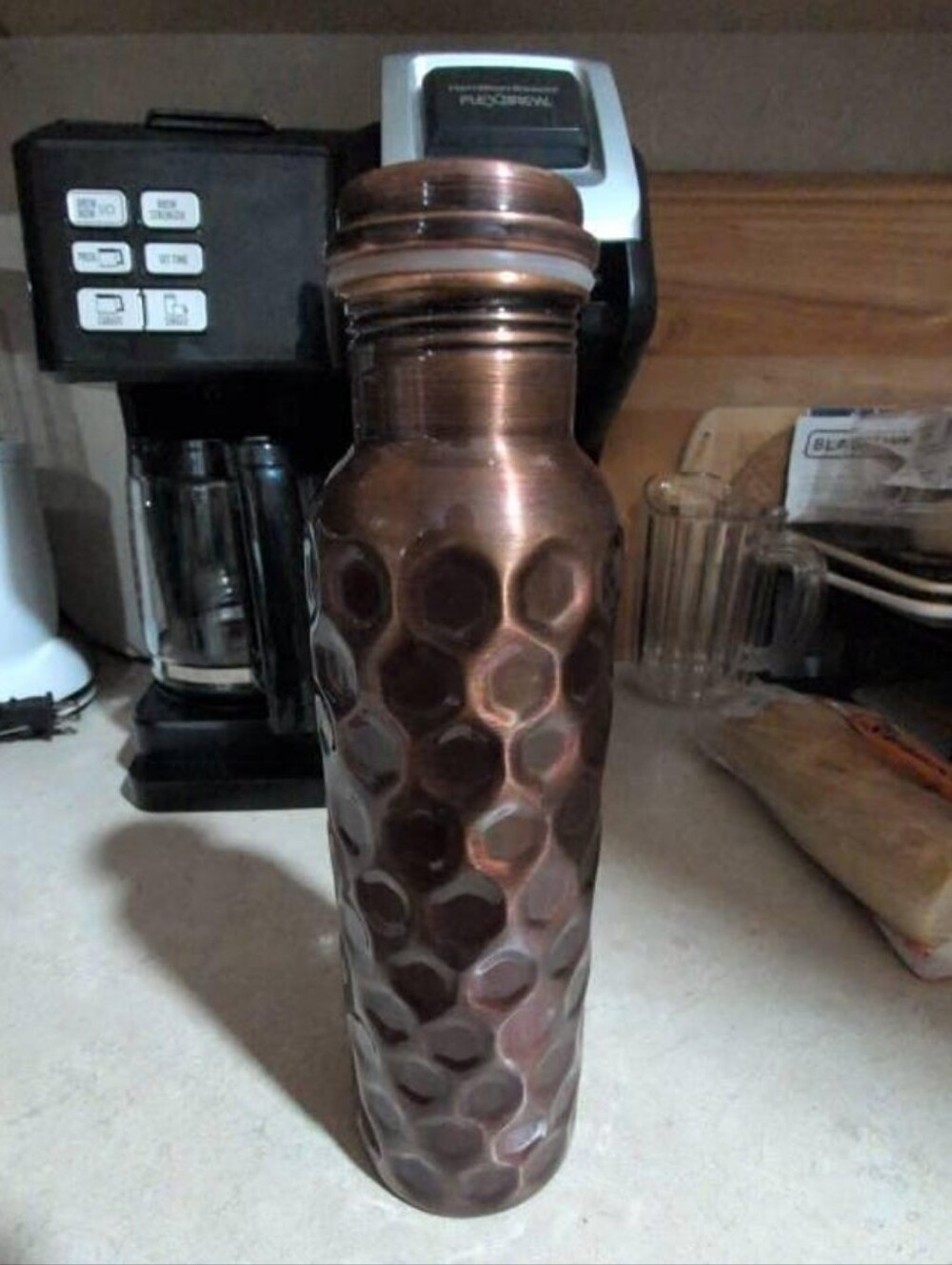 Copper Water Bottle - Picture 2 of 2